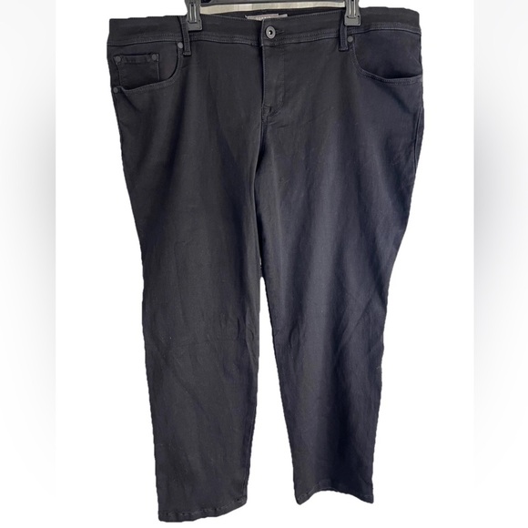 torrid Denim - Torrid Luxe Skinny Sateen Stretch Women’s black denim jeans size 22S